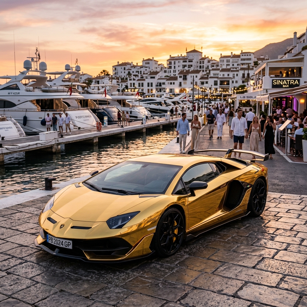 Luxury Car in Puerto Banus